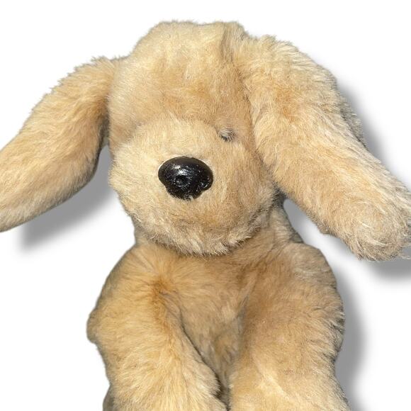 Vintage Gund Plush Dog Muttsy Suede Paws 1985 Golden Labrador Retriever Gift 20" - Picture 12 of 13